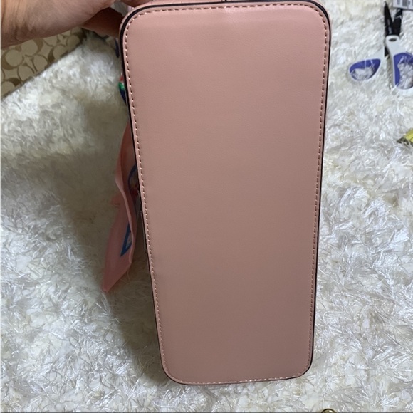 ALDO Peach w/Scarf Crossbody Handbag - Picture 8 of 8